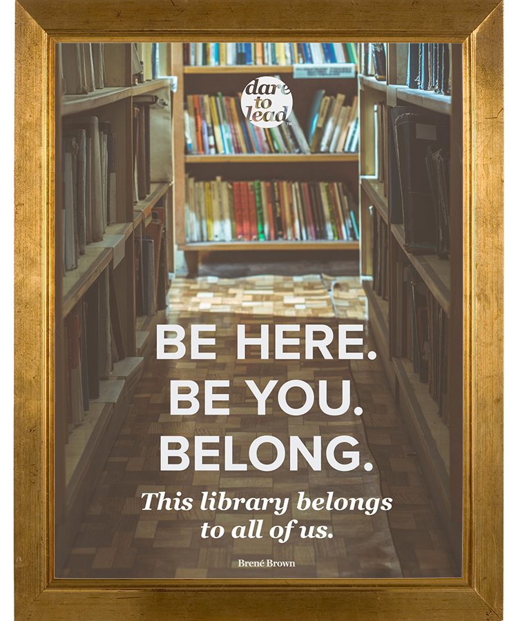 Be here. Be you. Belong. This school belongs to all of us.