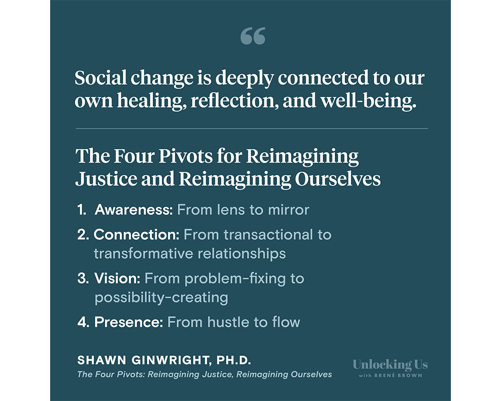 Dr. Shawn Ginwright’s Four Pivots for Reimagining Justice and Ourselves ...