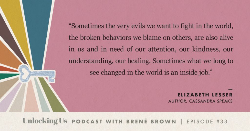 A Good Word: Elizabeth Lesser on How Changing the World Is Sometimes an ...
