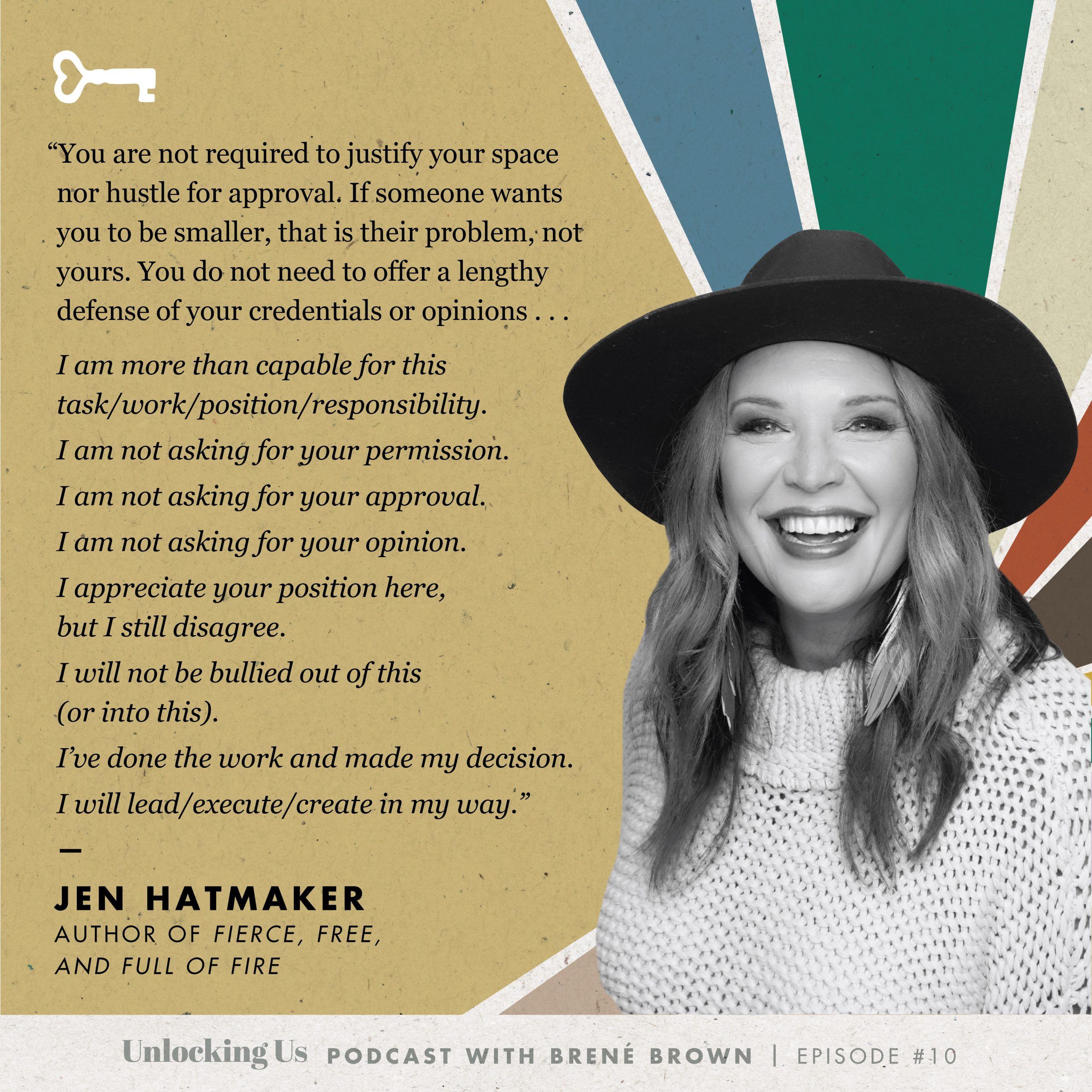 A Good Word: Jen Hatmaker on Not Hustling for Approval.