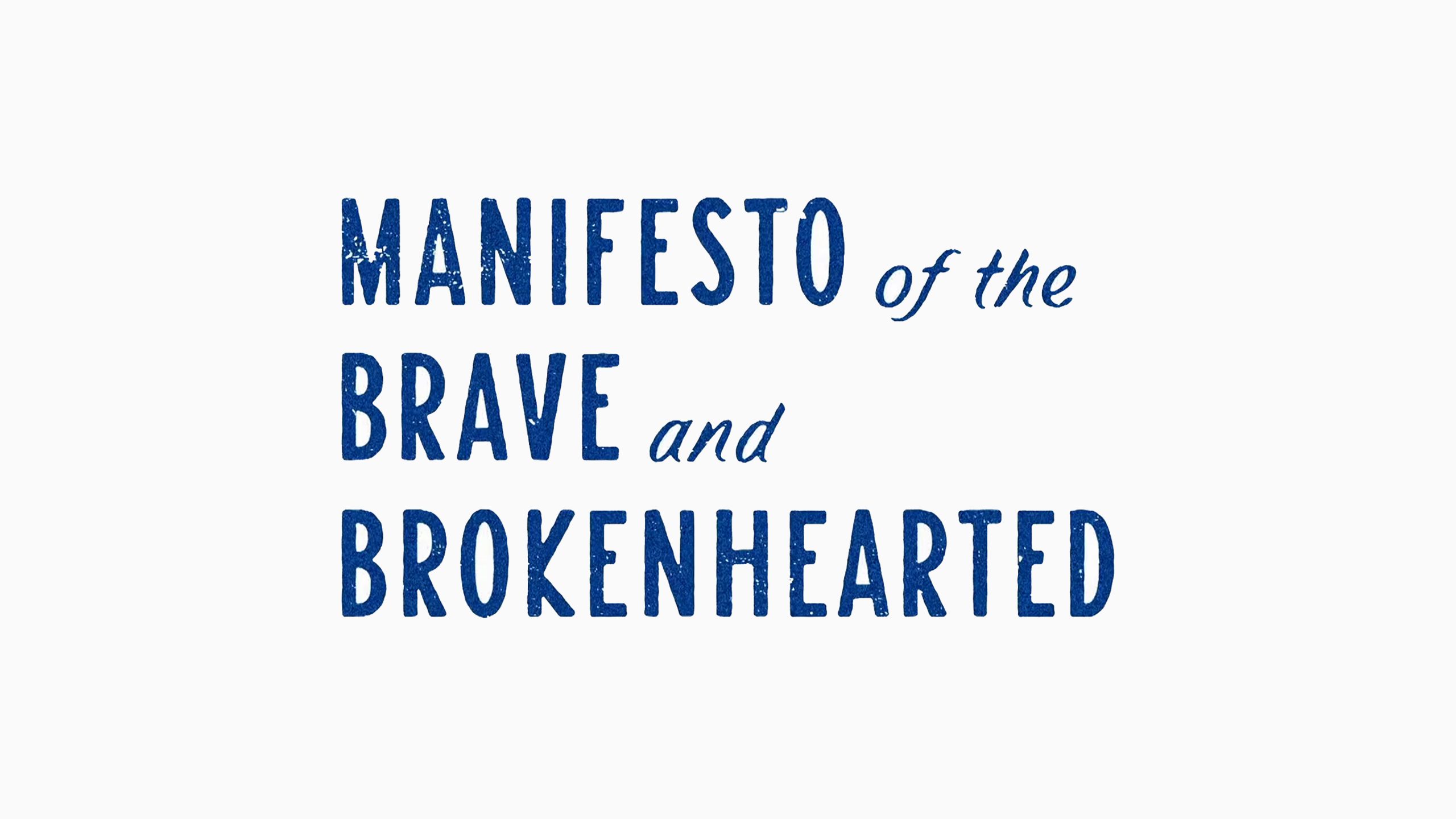 Rising Strong Manifesto of the Brave and Brokenhearted Video