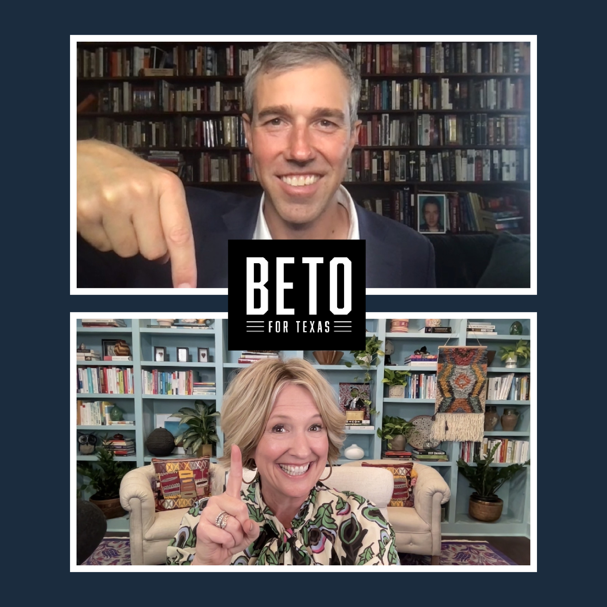 Beto O’Rourke and Brené Brown