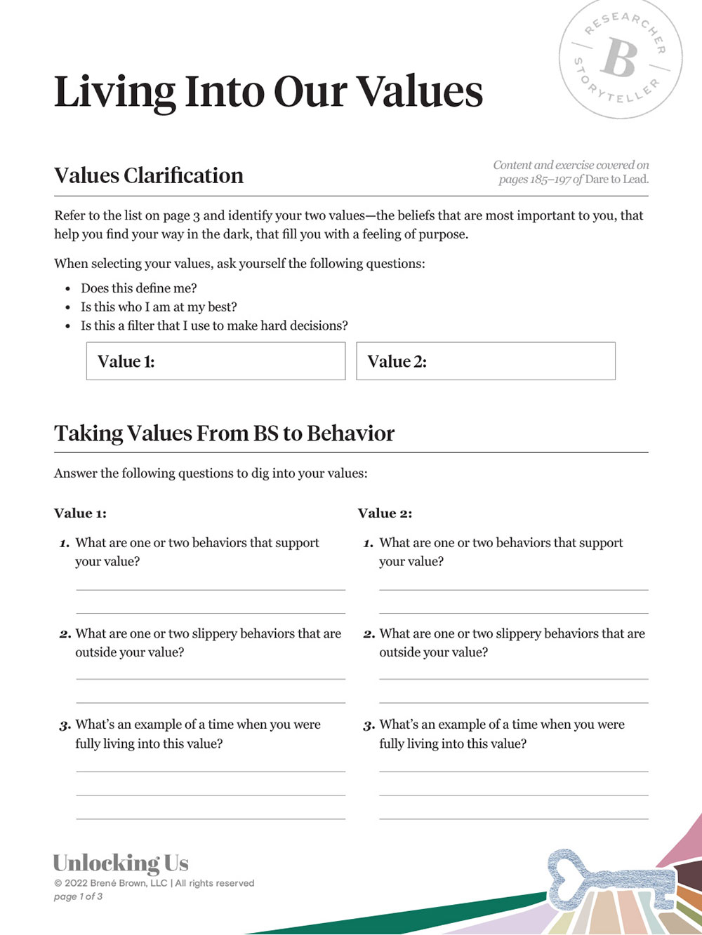 Games - Individual Values