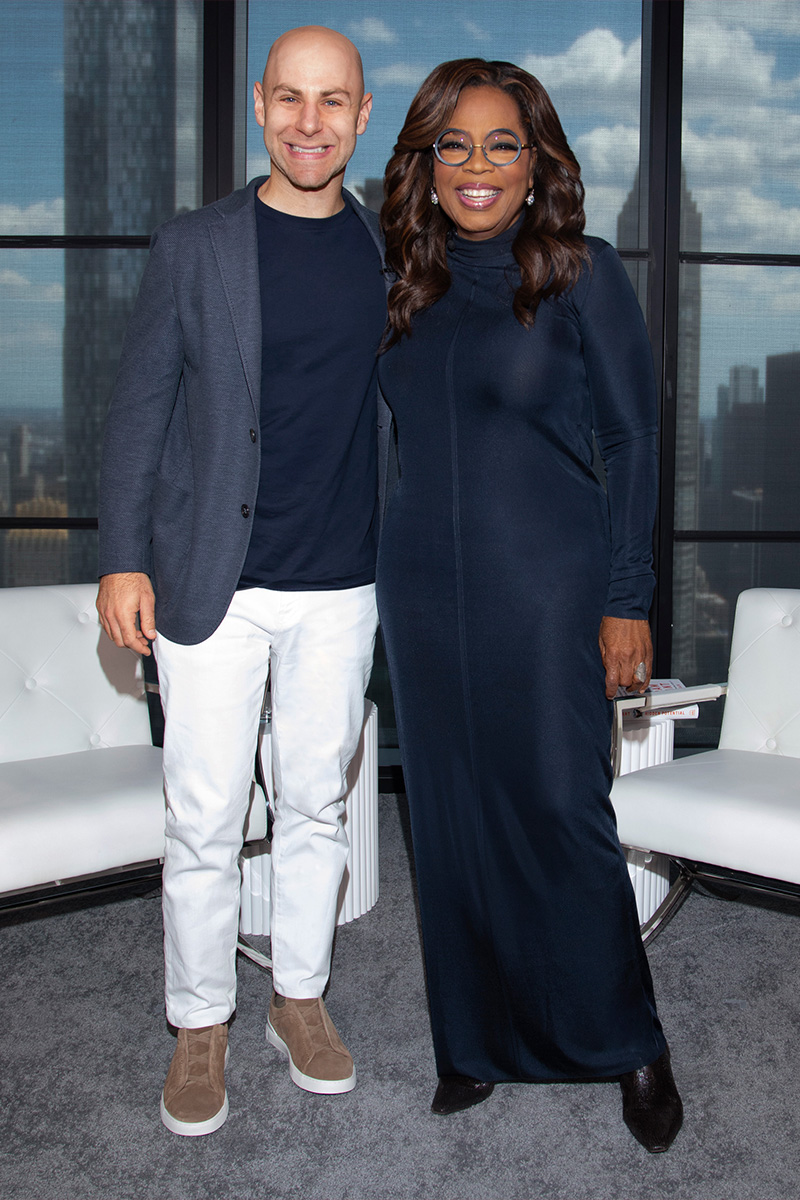 Adam Grant with Oprah Winfrey